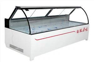 Arc Glass Air Cooling Meat Showcase Kylskåp